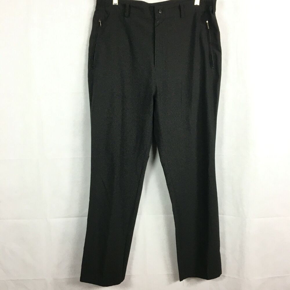 Praus Pants Womens Sz 34 Black Outdoor Hiking Zip‎ Pockets